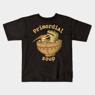 primordial soup, dino juice. Kids T-Shirt